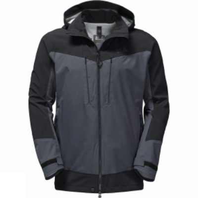 Jack Wolfskin Mens Ocean Storm Flex Jacket Ebony